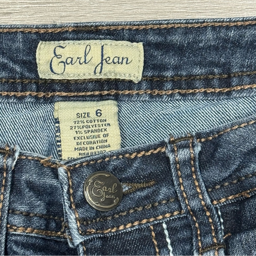 Earl Jeans size 6 low rise bootcut - Picture 5 of 13